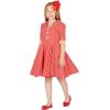 imageBlackButterfly Kids Sabrina Vintage Polka Dot 50s Girls DressRed