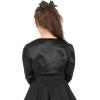 imageBlackButterfly Kids Satin Long Sleeve Bolero Childrens Girls ShrugBlack