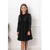 imageBlackButterfly Kids Satin Long Sleeve Bolero Childrens Girls ShrugBlack