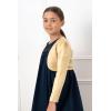 imageBlackButterfly Kids Satin Long Sleeve Bolero Childrens Girls ShrugGold