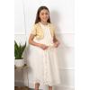 imageBlackButterfly Kids Satin Short Sleeve Bolero Childrens Girls ShrugGold