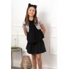 imageBlackButterfly Kids Satin Short Sleeve Bolero Childrens Girls ShrugSilver