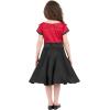 imageBlackButterfly Kids Valerie Vintage Clarity 50s Girls DressRed
