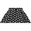 imageBlackButterfly Kids Vintage 50s Full Circle Girls Swing SkirtBlack  Polka Dot