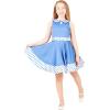 imageBlackButterfly Kids Zoey Vintage Polka Dot 50s Girls DressBlue