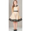 imageBlackButterfly Kids Zoey Vintage Polka Dot 50s Girls DressChampagne