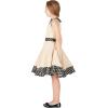 imageBlackButterfly Kids Zoey Vintage Polka Dot 50s Girls DressChampagne