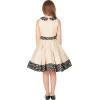 imageBlackButterfly Kids Zoey Vintage Polka Dot 50s Girls DressChampagne