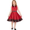 imageBlackButterfly Kids Zoey Vintage Polka Dot 50s Girls DressRed