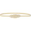 imageBlackButterfly Metallic Elastic Stretchy Chain BeltGold