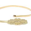 imageBlackButterfly Metallic Elastic Stretchy Chain BeltGold
