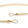 imageBlackButterfly Metallic Elastic Stretchy Chain BeltGold