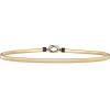 imageBlackButterfly Metallic Elastic Stretchy Chain BeltGold