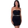 imageBlackButterfly Metallic Elastic Stretchy Chain BeltGold