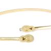 imageBlackButterfly Metallic Elastic Stretchy Chain BeltGold