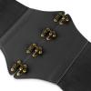 imageBlackButterfly Pirate Cosplay Elastic Halloween Waist Rivets Waspie Corset BeltBlack