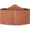 imageBlackButterfly Pirate Cosplay Elastic Halloween Waist Rivets Waspie Corset BeltCamel Brown