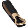 imageBlackButterfly Retro Elastic Round Metal Buckle Skinny Waist Waspie BeltBlack