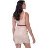 imageBlackButterfly Retro Elastic Round Metal Buckle Skinny Waist Waspie BeltRed