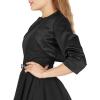 imageBlackButterfly Satin Bolero Shrug  Half SleeveBlack