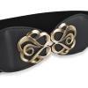 imageBlackButterfly Stretchy Vintage Waspie Elastic Buckle Waist BeltBlack