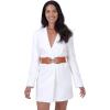 imageBlackButterfly Stretchy Vintage Waspie Elastic Buckle Waist BeltLight Brown