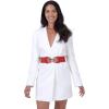 imageBlackButterfly Stretchy Vintage Waspie Elastic Buckle Waist BeltRed