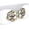 imageBlackButterfly Stretchy Vintage Waspie Elastic Buckle Waist BeltWhite