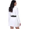 imageBlackButterfly Stretchy Vintage Wide Waspie Elastic Pearl Buckle Waist BeltBlack