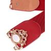 imageBlackButterfly Stretchy Vintage Wide Waspie Elastic Pearl Buckle Waist BeltRed