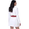 imageBlackButterfly Stretchy Vintage Wide Waspie Elastic Pearl Buckle Waist BeltRed