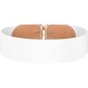 imageBlackButterfly Stretchy Vintage Wide Waspie Elastic Pearl Buckle Waist BeltWhite