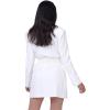imageBlackButterfly Stretchy Vintage Wide Waspie Elastic Pearl Buckle Waist BeltWhite