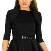 imageBlackButterfly Tailored 34 Sleeve BoleroBlack