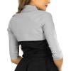 imageBlackButterfly Tailored 34 Sleeve BoleroSilver