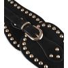 imageBlackButterfly Velvet Pirate Studs Decorated Vintage Buckle Stretchy Waspie Adjustable Waist BeltBlack