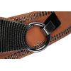 imageBlackButterfly Wide Elastic Stretch Retro Metal Interlock Buckle BeltLight Brown