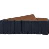 imageBlackButterfly Wide Elastic Stretch Retro Metal Interlock Buckle BeltMidnight Blue