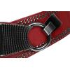 imageBlackButterfly Wide Elastic Stretch Retro Metal Interlock Buckle BeltRed
