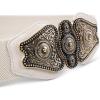 imageBlackButterfly Wide Elastic Stretch Vintage Antique Retro Buckle BeltBeige