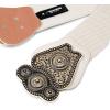 imageBlackButterfly Wide Elastic Stretch Vintage Antique Retro Buckle BeltBeige