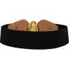imageBlackButterfly Wide Elastic Stretch Vintage Antique Retro Buckle BeltBlack  Leopard