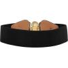 imageBlackButterfly Wide Elastic Stretch Vintage Antique Retro Buckle BeltBlack