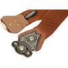 imageBlackButterfly Wide Elastic Stretch Vintage Antique Retro Buckle BeltBrown