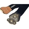 imageBlackButterfly Wide Elastic Stretch Vintage Antique Retro Buckle BeltMidnight Blue