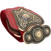 imageBlackButterfly Wide Elastic Stretch Vintage Antique Retro Buckle BeltRed