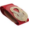 imageBlackButterfly Wide Elastic Vintage Cinch Retro Metal Interlock Buckle BeltRed
