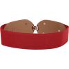 imageBlackButterfly Wide Elastic Vintage Cinch Retro Metal Interlock Buckle BeltRed