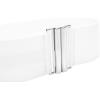 imageBlackButterfly Wide Elastic Waist Cinch Stretch Waistband Retro Vertical Clasp Buckle BeltWhite