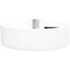 imageBlackButterfly Wide Elastic Waist Cinch Stretch Waistband Retro Vertical Clasp Buckle BeltWhite